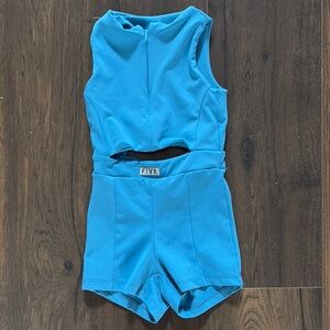 FIVE Blue unitard YM